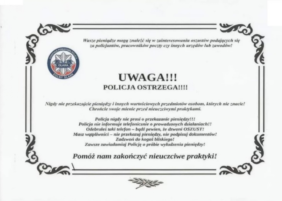 Oława: nietypowy apel w formie ... klepsydry