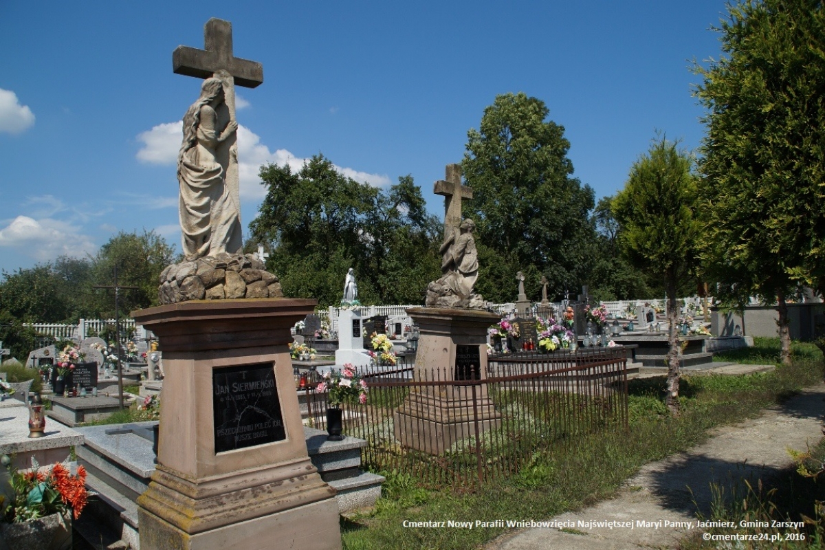 Cmentarz Nowy Parafii Wniebowzięcia Najświętszej Maryi Panny, Jaćmierz, Gmina Zarszyn