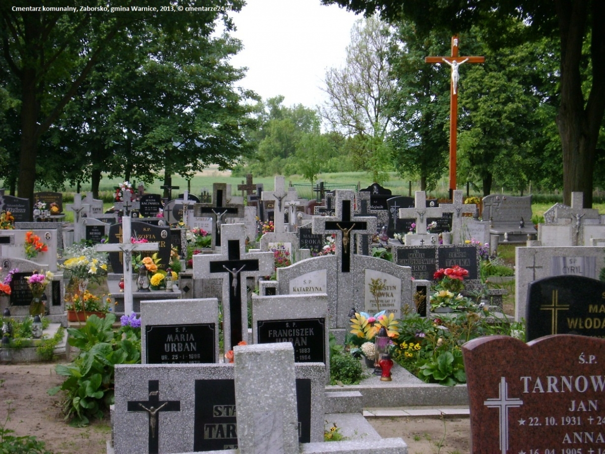 Cmentarz komunalny, Zaborsko, gmina Warnice