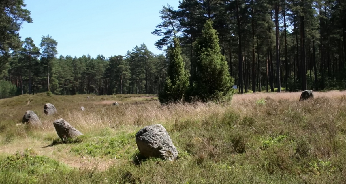 Cmentarzysko Kamienne Kręgi, Odry, gmina Czersk