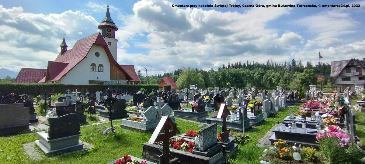 Cmentarz przy kościele Świętej Trójcy, Czarna Góra, gmina Bukowina Tatrzańska