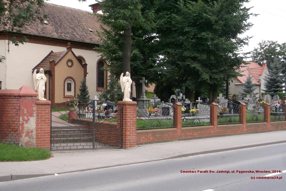 Cmentarz parafii Św. Jadwigi, ul. Pęgowska, Wrocław - Świniary