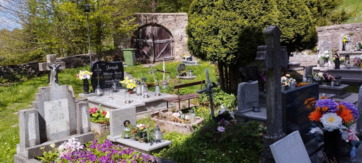 Cmentarz przy kościele Matki Bożej Śnieżnej, Sierpnica, gmina Głuszyca