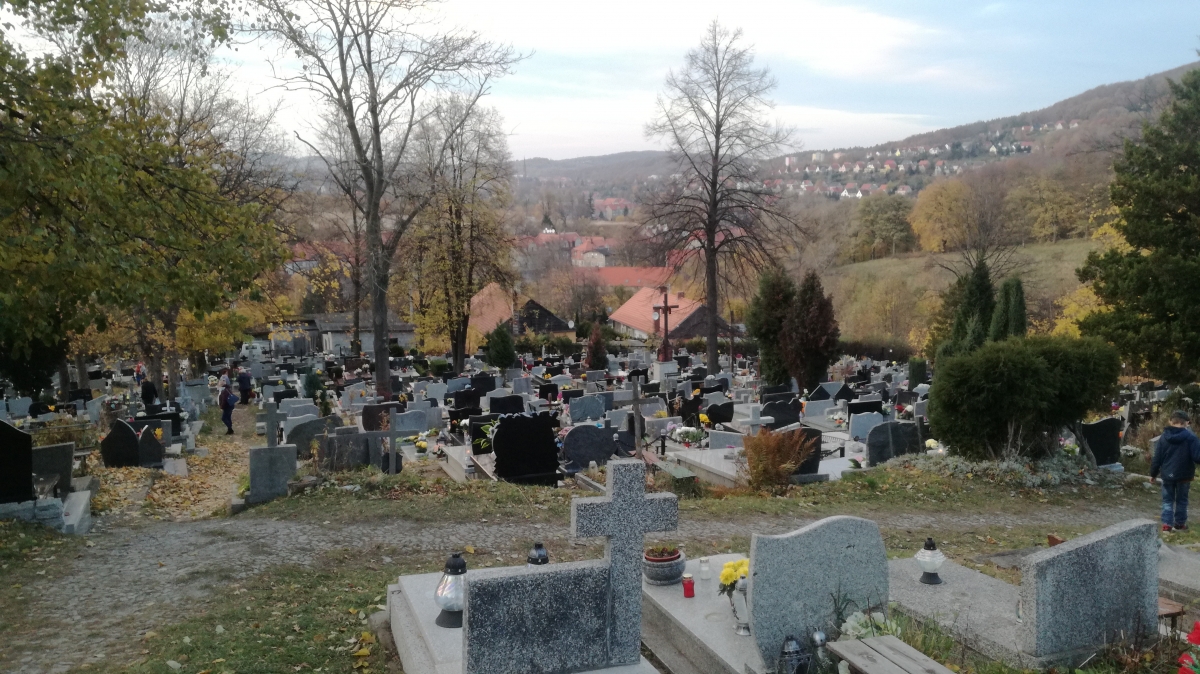 Cmentarze w czasie pandemii: dystans, dezynfekcja, maseczka!