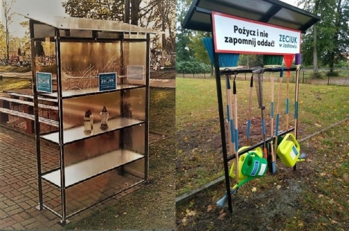 Regały na znicze czy stojaki na narzędzia - podstawowe wyposażenie cmentarza