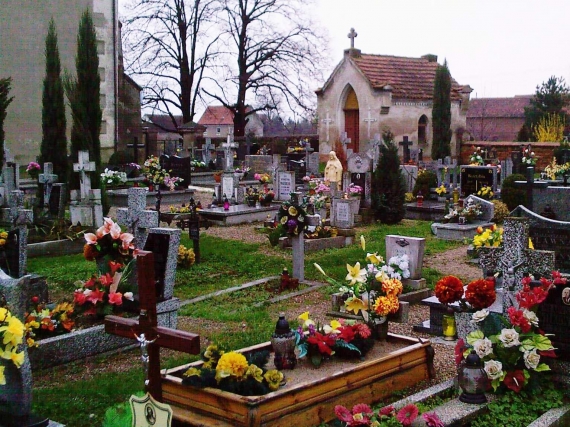 Cmentarz przy kościele filialnym Św. Barbary, Borzygniew, gmina Mietków
