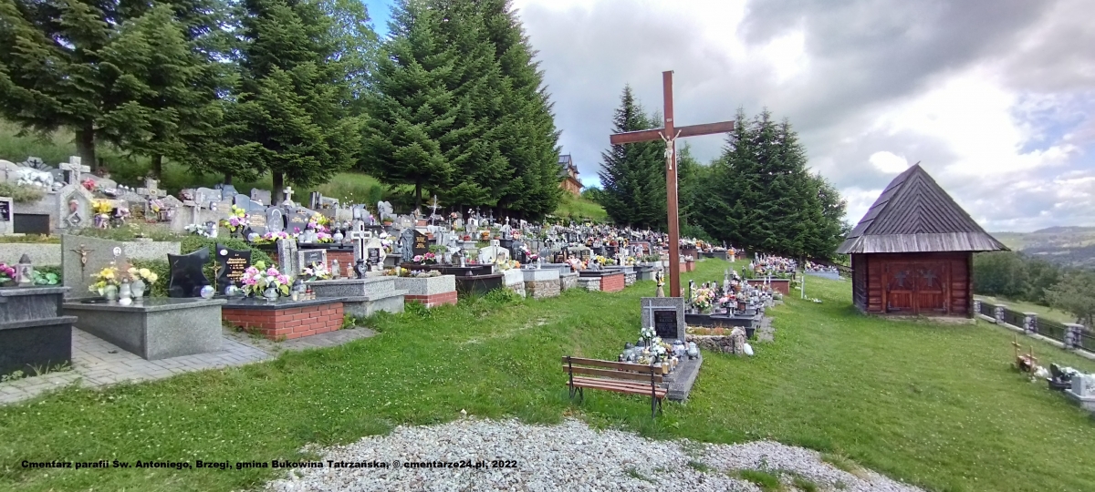 Cmentarz parafii Św. Antoniego, Brzegi, gmina Bukowina Tatrzańska