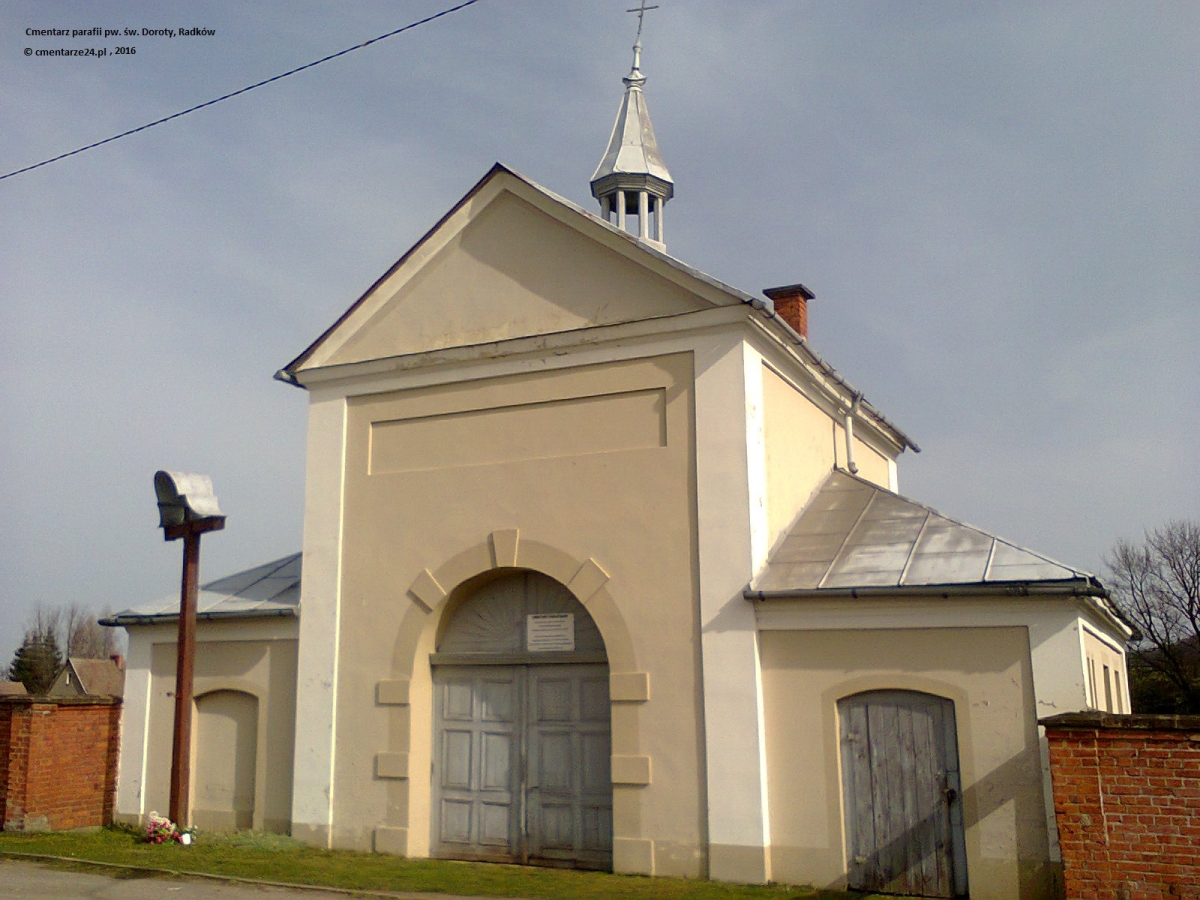 Cmentarz parafii pw. św. Doroty, Radków
