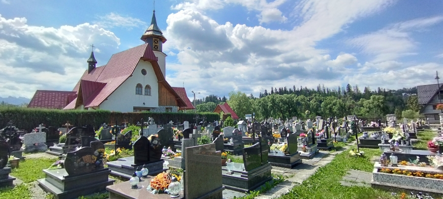 Cmentarz przy kościele Świętej Trójcy, Czarna Góra, gmina Bukowina Tatrzańska [GALERIA]
