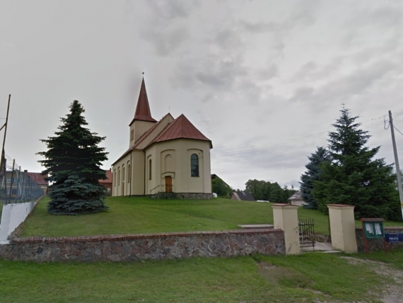 Cmentarz przykościelny, nieistniejący, Róża Wielka, gmina Szydłowo