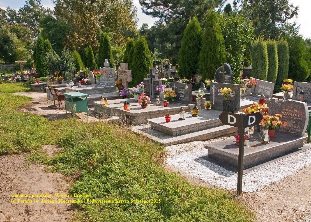 Cmentarz parafii św. Jerzego Męczennika i Podwyższenia Krzyża Świętego, Wrocław - Brochów
